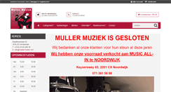 Desktop Screenshot of mullermuziek.com