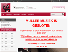 Tablet Screenshot of mullermuziek.com